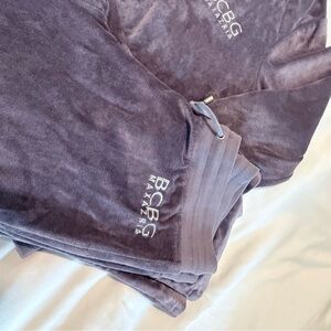 BCBGMaxAzria Lavender Velour Set